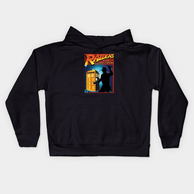 RAIDERS OF THE LOST TARDIS Kids Hoodie by KARMADESIGNER T-SHIRT SHOP